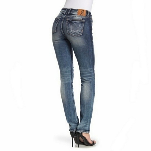 ROCK Revival Mid Rise Skinny Denim Jeans sz. 24 - Picture 2 of 11